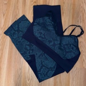 Joy lab workout set snakeskin